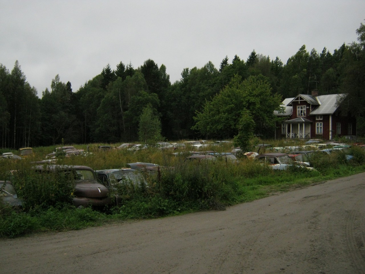 Hjulkyrkogården nahe Töcksfors, Värmland