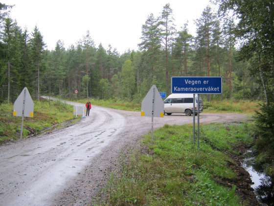 An der schwedisch-norwegischen Grenze