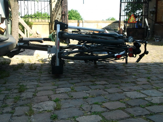 abklappbarer Fahrradträger am T5