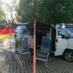 Knaus Campingpark Koblenz,Stunden vorm Hochwasser Mai 2024